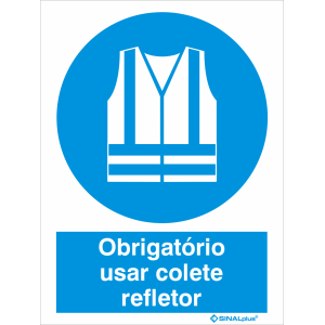 Obrigatório usar colete refletor 22465