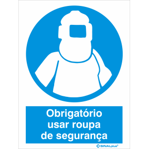 Obrigatório roupa de segurança 22472