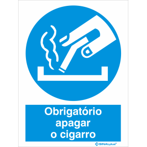 Obrigatório apagar o cigarro 22478