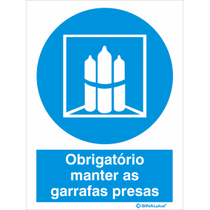 Obrigatório manter as garrafas presas 22483