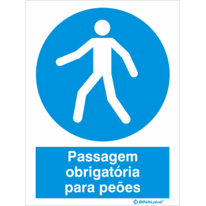 Passagem obrigatória para peões 22484