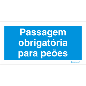 Passagem obrigatória para peões 22709