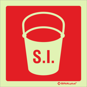 Balde para serviço a incêndio Balde para serviço a incêndio 24148