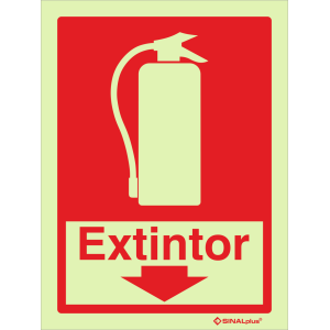 Extintor em baixo 24254