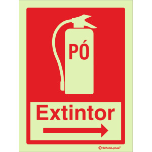 Extintor de pó químico à direita 24271