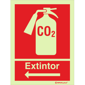 Extintor de CO2 à esquerda 24342
