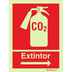 Extintor de CO2 à direita 24343