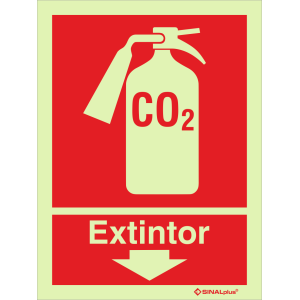 Extintor de CO2 em baixo 24344