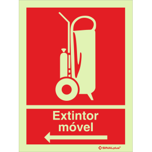 Extintor móvel à esquerda 24367