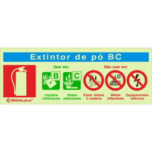 Extintor de pó BC 24667