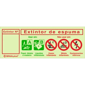 Extintor de espuma 24689