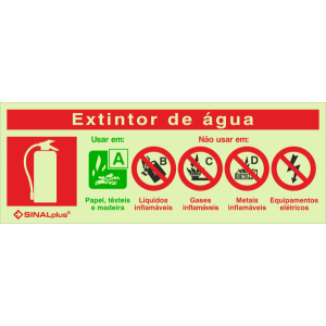 Extintor de água 24695