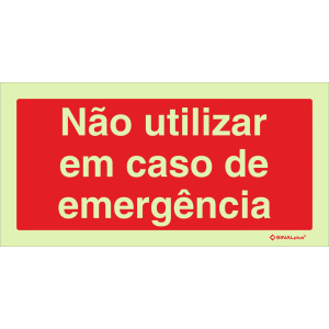 Não utilizar em caso de emergência 24703