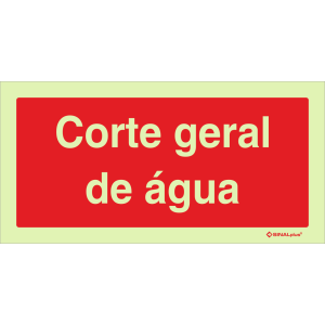 Corte geral de água 24739
