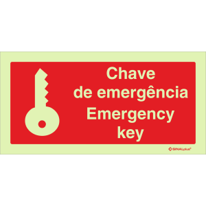 Chave de emergência - Emergency key 24766
