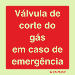 Válvula de corte do gás em caso de emergência 24886