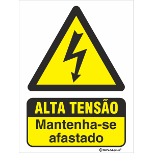 Alta tensão - Mantenha-se afastado 25432