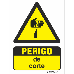 Perigo de corte 25458
