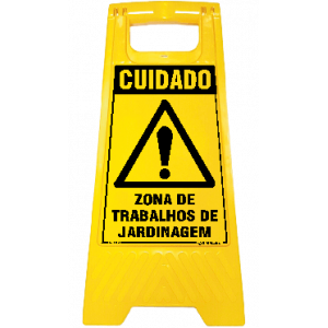 Cuidado - Zona de trabalhos de jardinagem 25932