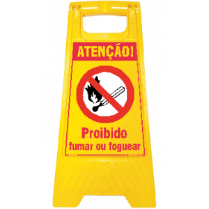 Atenção - Proibido fumar ou foguear 25974