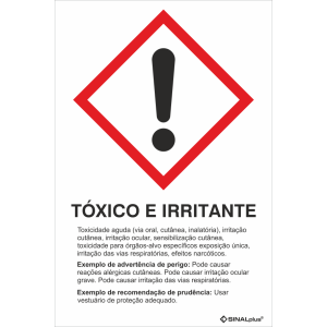 Tóxico e irritante 28157
