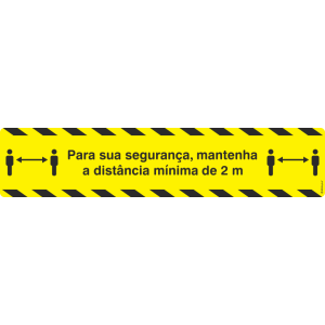 Aguarde aqui a sua vez / Mantenha a distância de segurança 30221