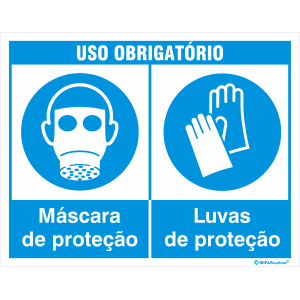 Uso obrigatório de máscara e luvas 38205