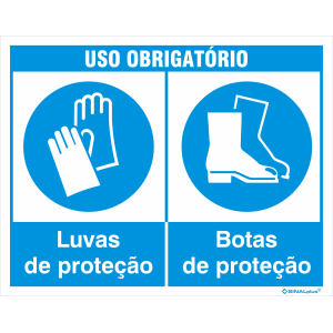 Uso obrigatório de luvas e botas 38206