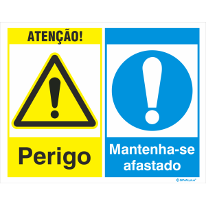 Perigos vários + Mantenha-se afastado 38209