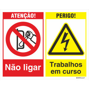 Não ligar + Trabalhos em curso 38211