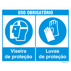 Uso obrigatório de viseira e luvas 38219