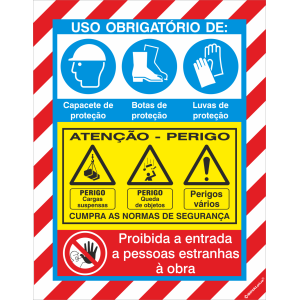 Capacete + Botas + Luvas + Suspensas + Objetos + obra 38905