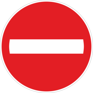C1 - Sentido proibido 52101