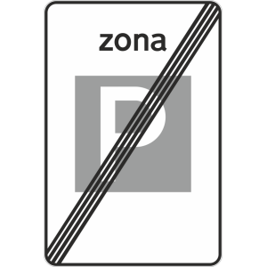 G6 - Fim de zona de estacionamento autorizado 53108